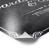 Hochzeitsschilder - Tafel - Karten und Geschenke - Fotodruck (Ecke)