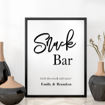 Hochzeitsschildkröte für Snacks Bar