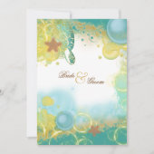 Hochzeitsschildkröten Einladung (Vorderseite)