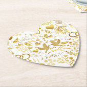 Hochzeitsschmuck in Gold 02 Untersetzer (angewinkelt)