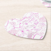 Hochzeitsschmuck Muster 02 Untersetzer (angewinkelt)