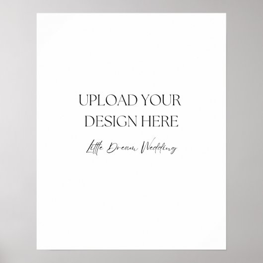 Hochzeitsschrift (Kardinal) Poster (Vorne)