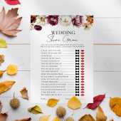 Hochzeitsschuh | Fall Brautparty Game Card Einladung