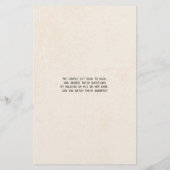 Hochzeitsschuhbrücke oder groom Rustikales Papier (Rückseite)