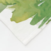 Hochzeitsschuhe mit persönlicher Botschaft Fleecedecke (Ecke)