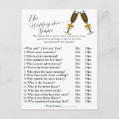 Hochzeitsschuhspiel, Brautparty-Schuhspiel, Postkarte (Vorderseite)