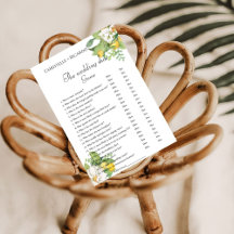 Hochzeitsschuhspiel Lemon, Junggeselinnen-Abschied