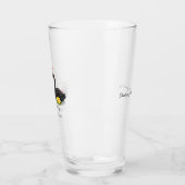Hochzeitsschwan benutzerdefinierter Dankeschön-Gla Glas (Links)