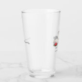 Hochzeitsschwan benutzerdefinierter Dankeschön-Gla Glas (Rechts)