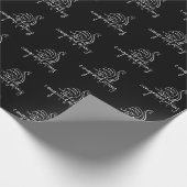 Hochzeitsschwan Gratulationen Geschenkpapier (Ecke)