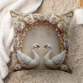 Hochzeitsschwäne Kissen (Decke)