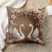 Hochzeitsschwäne Kissen (Decke)