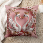 Hochzeitsschwäne Kissen (Decke)