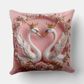 Hochzeitsschwäne Kissen (Rückseite)
