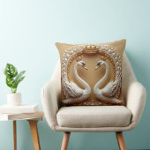 Hochzeitsschwäne Kissen (Stuhl )