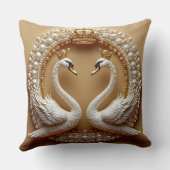 Hochzeitsschwäne Kissen (Rückseite)