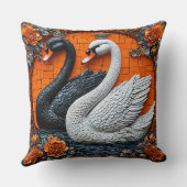 Hochzeitsschwäne Kissen (Rückseite)