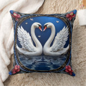 Hochzeitsschwäne Kissen (Decke)