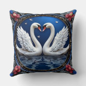 Hochzeitsschwäne Kissen (Rückseite)
