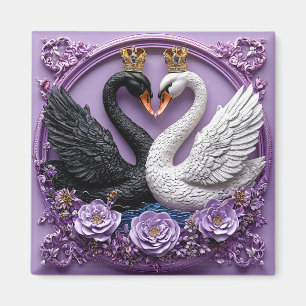 Hochzeitsschwäne Magnet