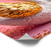 Hochzeitsschwäne Poster (Ecke)