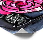 Hochzeitsschwäne Poster (Ecke)