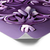 Hochzeitsschwäne Poster (Ecke)