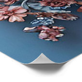 Hochzeitsschwäne Poster (Ecke)