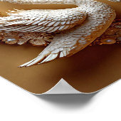 Hochzeitsschwäne Poster (Ecke)