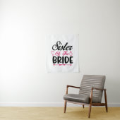 HochzeitsSchwester der Braut Wandteppich (Beispiel)
