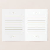 Hochzeitsschwöre der Luxuszeitung, seine Hochzeits Folienkarte (Innenseite)