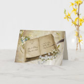 Hochzeitsscrapbook mit Pen Karte (Gelbe Blume)