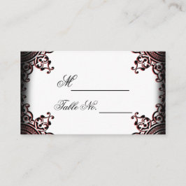 Hochzeitsscroll-Platzkarte Platzkarte