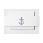 Hochzeitssegelschiff Einladungsbanderole (Vorderseite Beispiel)