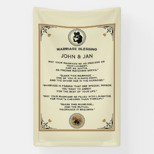 Hochzeitssegen-Geschenk Banner