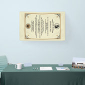 Hochzeitssegen-Geschenk Banner (Messe)