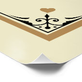 Hochzeitssegen-Geschenk Poster (Ecke)