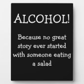 Hochzeitssegment mit lustigem Zitat Fotoplatte (Vorderseite)