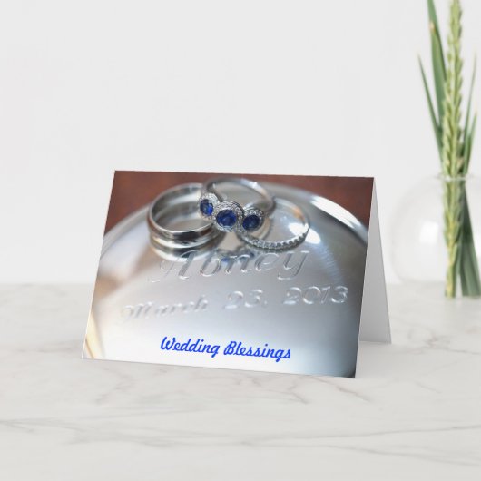 Hochzeitssegnung Karte (Vorderseite)