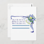 Hochzeitssegnung Postkarte (Vorne/Hinten)