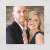 Hochzeitsseite | QR Code Couple Foto UAWG Begleitkarte (Rückseite)