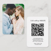 Hochzeitsseite | QR Foto UAWG Begleitkarte (Vorne/Hinten)