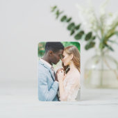 Hochzeitsseite | QR Foto UAWG Begleitkarte (Stehend Vorderseite)