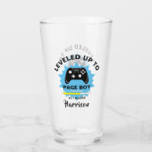 Hochzeitsseitenjunge aus Gamer Fun Glass Glas (Rückseite)