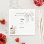 Hochzeitsservietten Serviette (Beispiel)