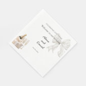 Hochzeitsservietten Serviette (Ecke)