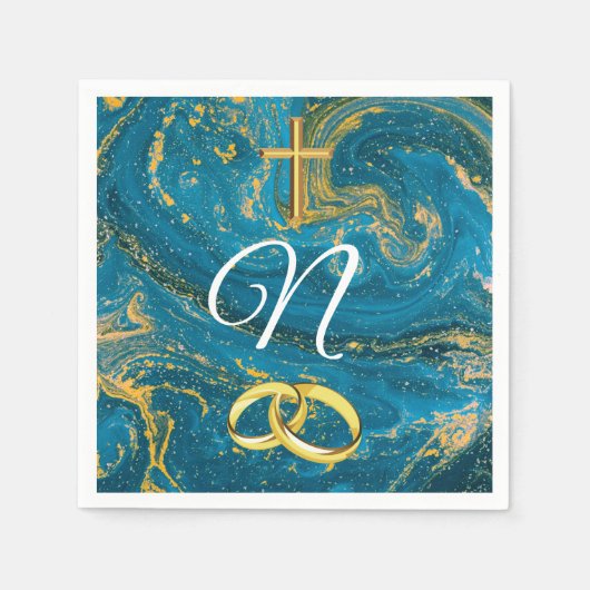 Hochzeitsservietten Serviette (Vorderseite)
