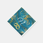 Hochzeitsservietten Serviette (Ecke)