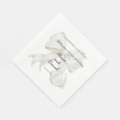 Hochzeitsservietten Serviette (Ecke)