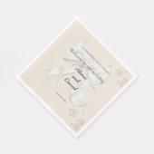 Hochzeitsservietten Serviette (Ecke)